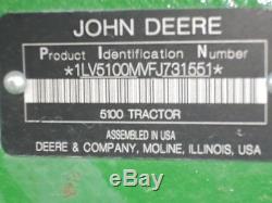 2015 John Deere 5100M 4WD Tractors