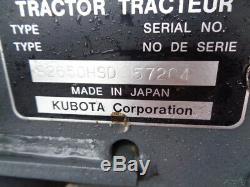 2015 Kubota B2650 Tractor, 4WD, LA534 Loader, BH77 Backhoe, Hydro, R4, 119 Hours
