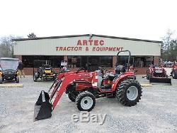 2015 Mahindra 3016 4wd Tractor With Loader 28 Horsepower Good Condition