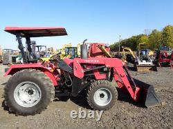 2015 Mahindra 5545 Tractor, 4WD, 245 FL with SSL QA, 1 Rear Remote, R4, 255 Hours
