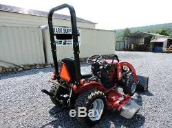 2015 Mahindra eMAX 22 Sub Compact Tractor Loader Belly Mower 4X4 22 HP Diesel