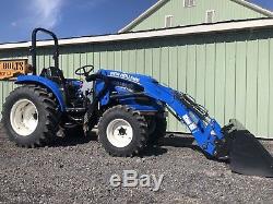 2015 New Holland Boomer 41 4x4 Compact Tractor Loader Low Hours. Cheap Ship