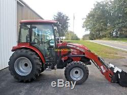 2016 CASE IH 50C 4 WHEEL DRIVE TRACTOR CAB with HEAT & AC ONLY 43 HOURS