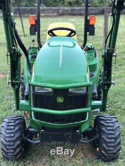 2016 John Deere 1023E 4X4 Loader PTO HST Hydrostatic 1023 Tractor Great Shape