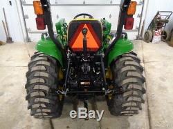 2016 John Deere 3038E Tractor, 4WD, JD 300E Loader, Hydro, ONLY 29 HOURS