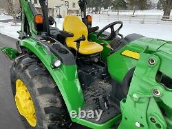 2016 John Deere 4044R Tractor H180 Loader 485 Backhoe Mechanical Thumb