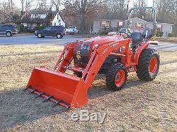 2016 KUBOTA L3301 4X4 LOADER TRACTOR ONLY 36 HOURS full warranty