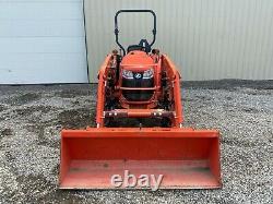 2016 KUBOTA L3301 TRACTOR With LOADER, 2 POST ROPS, 4X4, 540 PTO, 295 HOURS, 33 HP