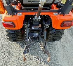 2016 Kubota BX2670 Deisel 4x4 Loader Tractor WithMower Only 124 Hours! Warranty