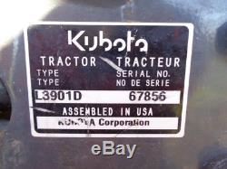 2016 Kubota L3901 Tractor, 4WD, Hydro, LA525 Loader, 279 Hours