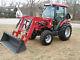 2016 Mahindra 2555 4x4 Cab Loader Tractor Only 62 Hours