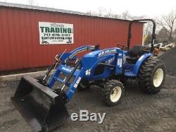 2016 New Holland Workmaster 33 4x4 Hydro Compact Tractor with Loader Only 177Hrs