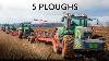2016 Ploughing 5 Tractors Ploughing
