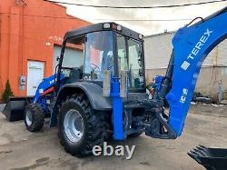 2016 TEREX TLB840R 4x4 Tractor Loader Backhoe with Cab AC/HEAT Pilot Controls
