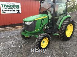 2017 John Deere 4066R 4x4 Hydro Compact Tractor with Cab Only 1800Hrs