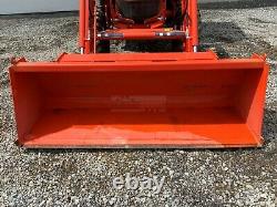 2017 KUBOTA L3560 TRACTOR With LOADER, CAB, 4X4, 540 PTO, 174 HOURS, 6 SPEED HYDRO