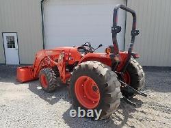 2017 KUBOTA L4701 TRACTOR With LOADER, 4X4, HYDRO, 343HRS, 3RD VALVE, 47HP DIESEL