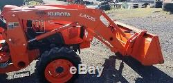 2017 Kubota L3301D Compact Loader Tractor WithBackhoe Only 48 Hours! Warranty