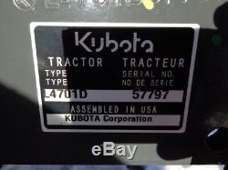 2017 Kubota L4701 Tractor, 4WD, LA765 Loader SSL QA, Gear Drive, 133 Hours