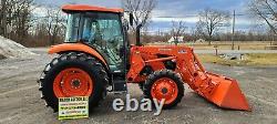 2017 Kubota M7060D Cab Loader Tractor. Only 147 Hours! Hydraulic Shuttle