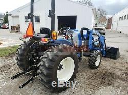 2017 NEW HOLLAND WORKMASTER 35 COMPACT TRACTOR With LOADER, 4X4, 540 PTO, 79 HRS