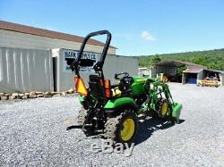 2018 John Deere 2025R Sub Compact Tractor Loader 3 Point Hitch 90 HOURS Warranty