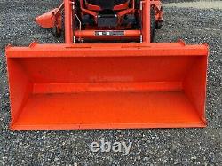 2018 KUBOTA B3350HSD TRACTOR With LOADER & BELLY MOWER, CAB, 4X4, HYDRO, 413 HRS