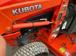 2018 Kubota B3350 4x4 Hydro 33Hp Compact Tractor with Cab Loader Mower Only 400Hrs