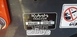 2018 Kubota BX2380 Compact Loader Tractor WithMower Only 8 Hours! Warranty