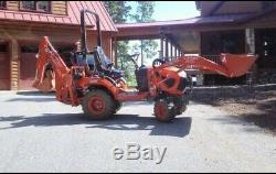 2018 Kubota BX23S Tractor / Loader / Backhoe, 4WD, Hydro, Only 59 Hrs