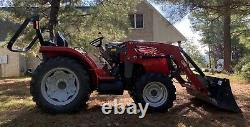 2018 Massey Ferguson 1726E 4X4 Tractor Loader 24HP Diesel No DPF