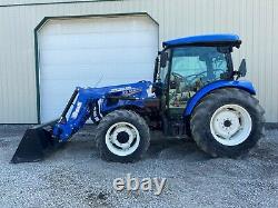 2019 NEW HOLLAND WORKMASTER 75 TRACTOR With LOADER, CAB, 4X4, HEAT A/C, 52 HOURS