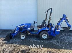 2020 NEW HOLLAND WORKMASTER 25S TRACTOR LOADER BACKHOE, 4x4, OUTRIGGERS, 31 HRS