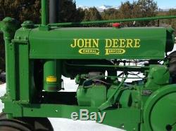 38 John Deere Unstyled G Antique Tractor