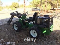 4WD Compact Tractor with Loader, Backhoe, Blade, PlowithDigger Hydraulic Attachments