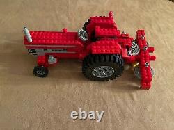 952 LEGO Complete Farm Tractor Technic Expert Builder set 1978 Vintage red