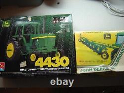 AMT ERTL JOHN DEERE MOLDBOARD PLOW & 4430 Tractor Lot 2 Rare Farm Kits