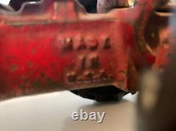 Antique Arcade Cast Iron Farmall Model M Farm Toy Tractor Rare Find