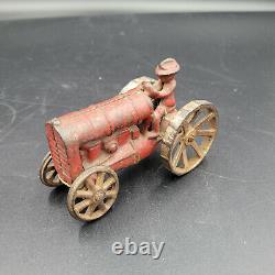 Antique Arcade Cast Iron Fordson 4 Tractor