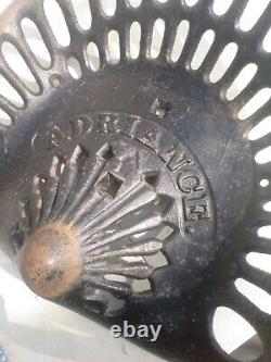 Antique Cast Iron Adriance Implement Tractor Seat Farm Barn Decor Made USA RARE