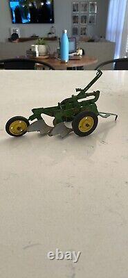 Antique John Deere farming equipment die cast toy set