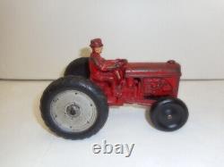 Arcade Cast Iron 1/16 Scale Ford 9N Red Toy Tractor