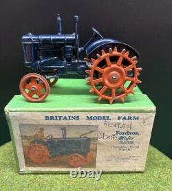 Britains 127F Fordson Major Tractor With Spudded Wheels. Excellent In Good Box