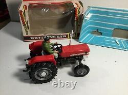 Britains Farm 9520 Massey Ferguson Tractor In Original Box, Complete, Truly Mint