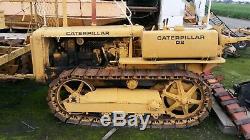 Caterpillar D2 3J farm tractor, equipment