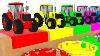 Colors With Tractors U0026 Vehicles For Kids Educational Animation Cartoon For Children