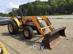 Cub Cadet 8454 tractor. 45 HP, 4WD, 8 speed, 4 cyl. Diesel. Comes with loader