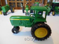 Custom Vintage 1970-1997 132 Scale John Deere 10 Piece Tractor Collection, Used