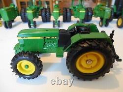 Custom Vintage 1970-1997 132 Scale John Deere 10 Piece Tractor Collection, Used