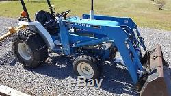 DIESEL TRACTOR, 1994 FORD 1520 WITH FRONT BUCKET and (2) MOWER PH# 301 712 8601
